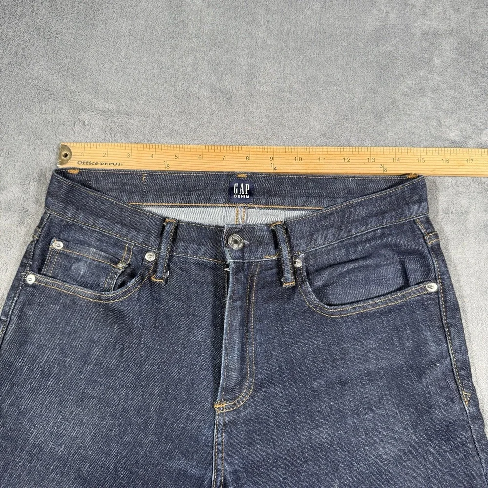 Gap‎ 1969 Straight Leg Men's Skinny Jeans Size 30x32 Dark Wash EUC